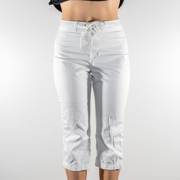 Old Navy | Pants u0026 Jumpsuits | Old Navy White Capris | Poshmark